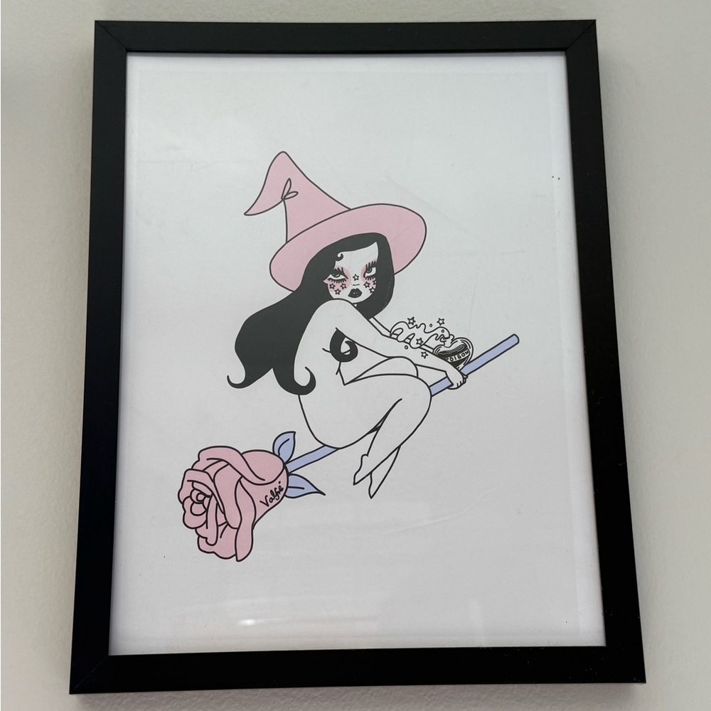 Valfre Pink Witch Brujeria with Black Frame